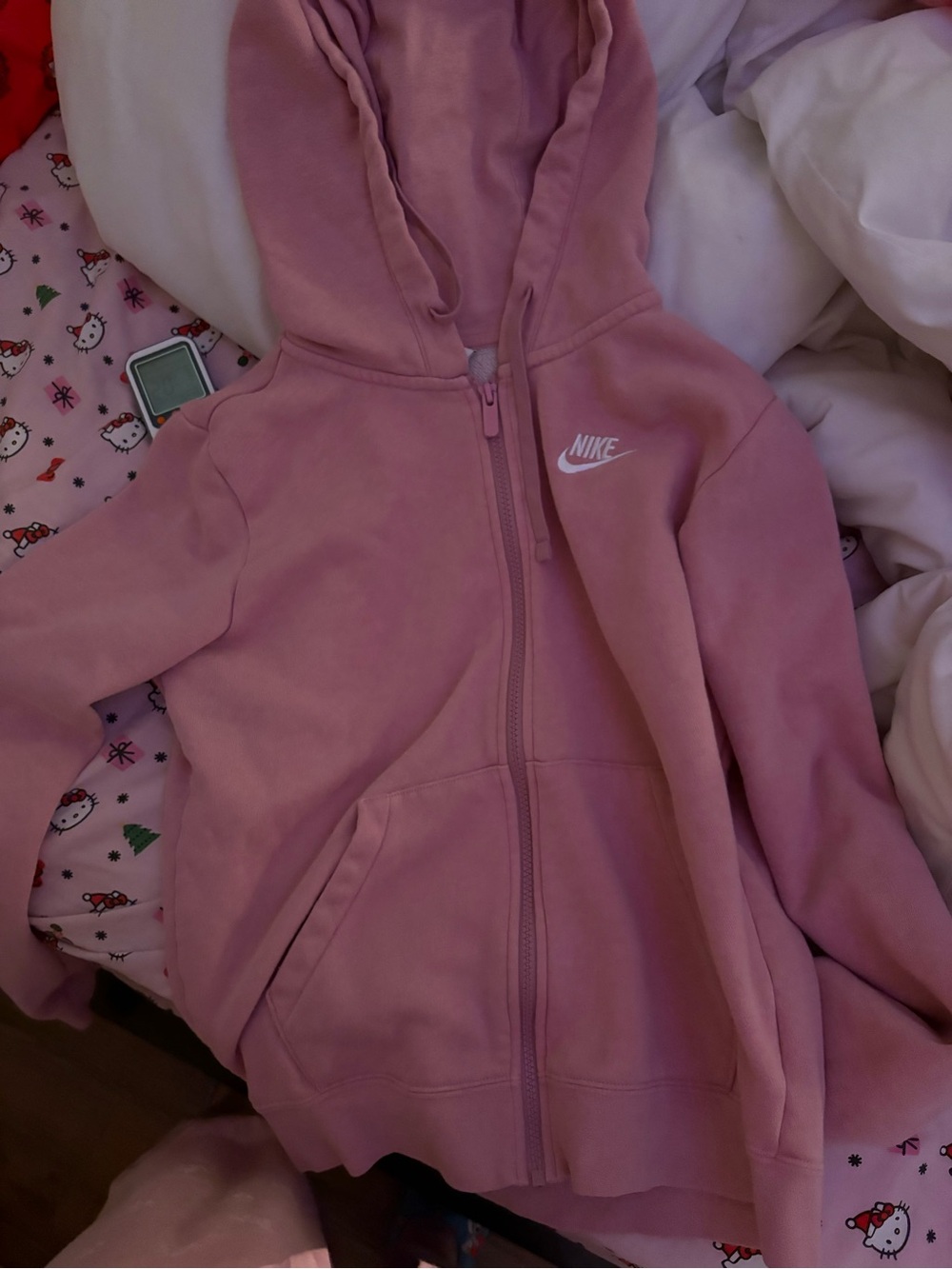 Nike women’s ' Pink Zip-Up Hoodie